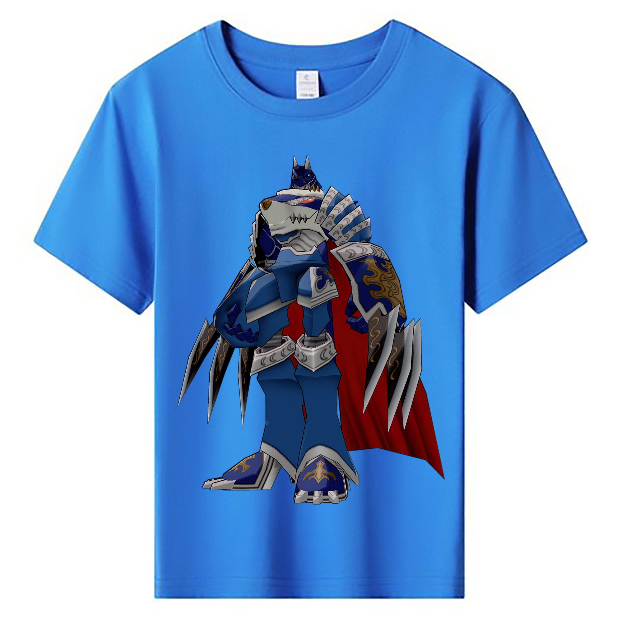 （画像用） Digimon デジタルモンスター/デジモン 綿100％キッズTシャツ（フロントプリント）